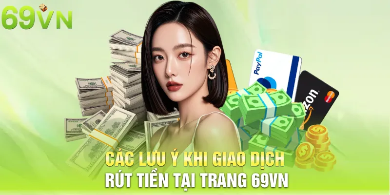 Các lưu ý khi giao dịch rút tiền tại trang 69vn